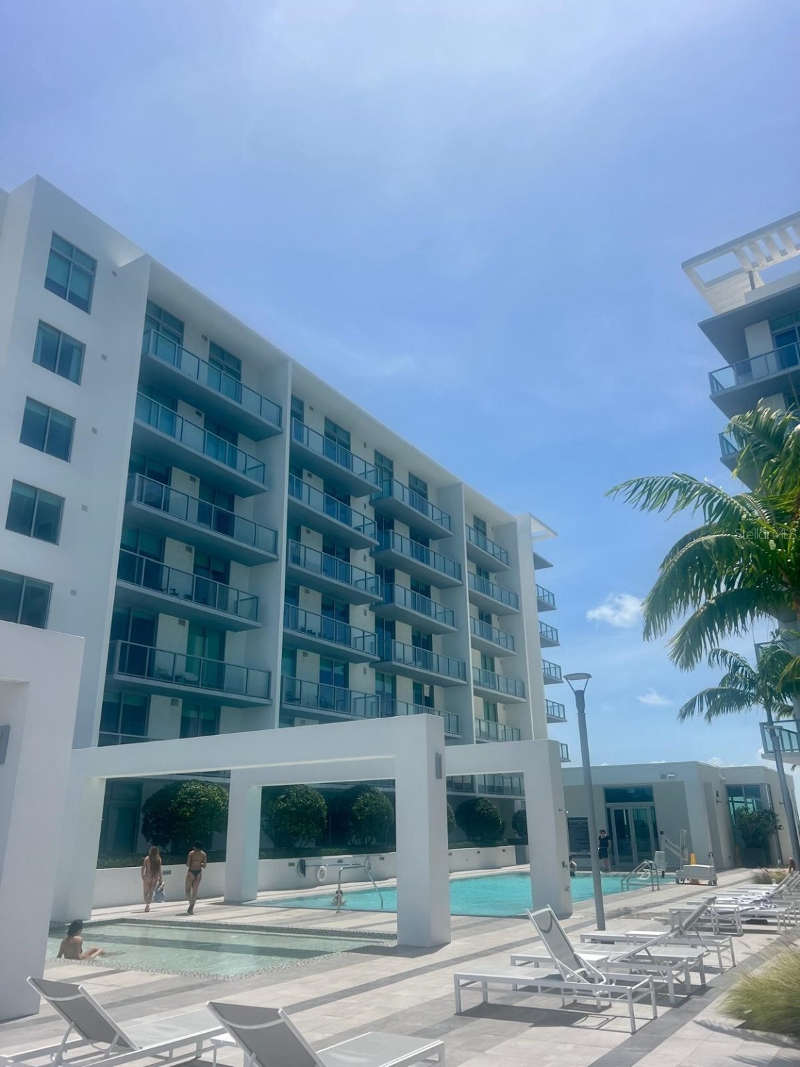 Building Exterior with Pool